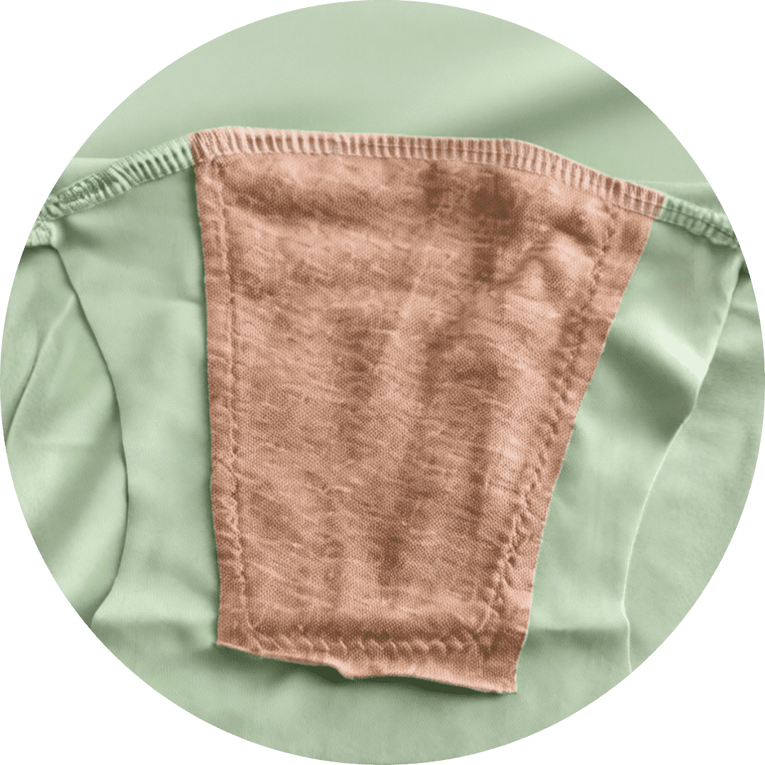 Cotton lined gusset of Humol seamless women's panties for breathability and hygiene